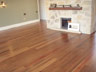 Polished and Sanded floorboards